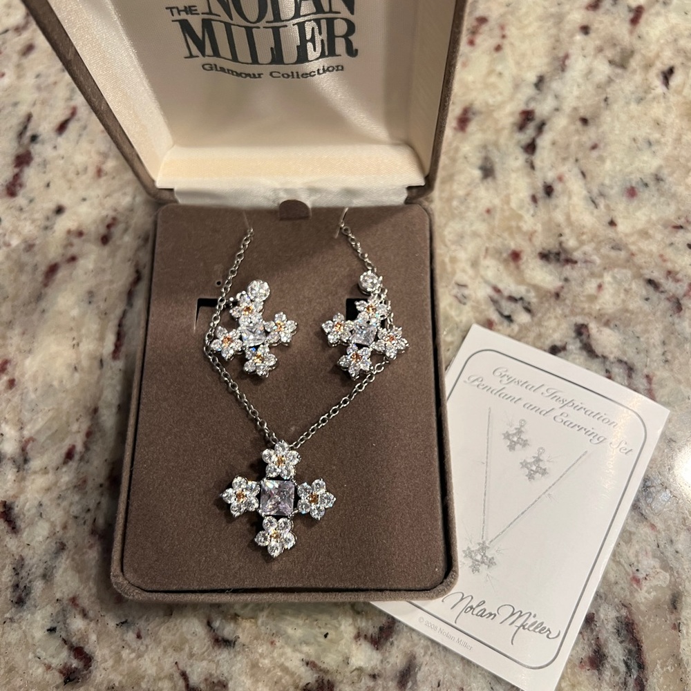 Nolan Miller Pendant and Earring Set